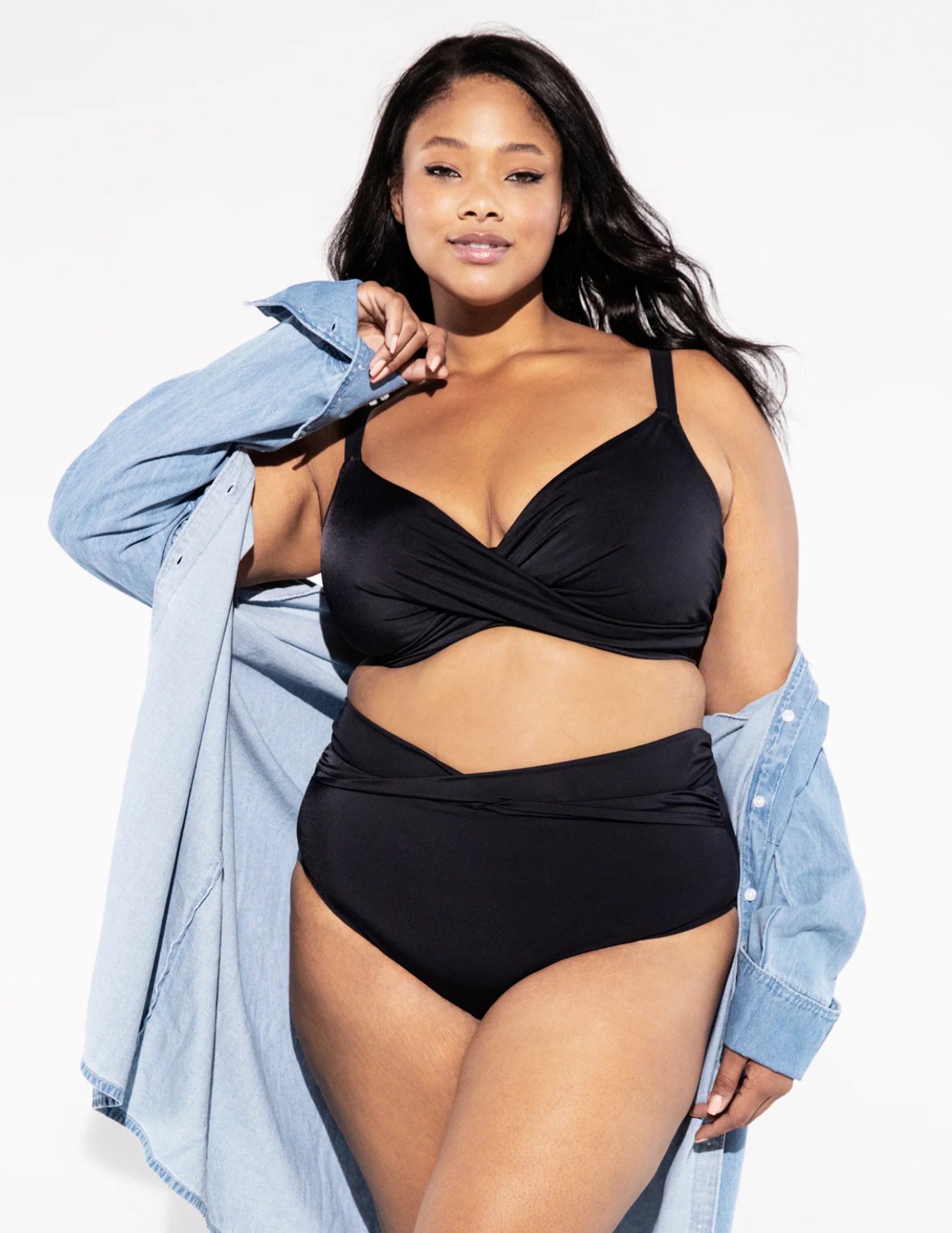 Magnetic Underwire Plunge Bikini Top - Image 4