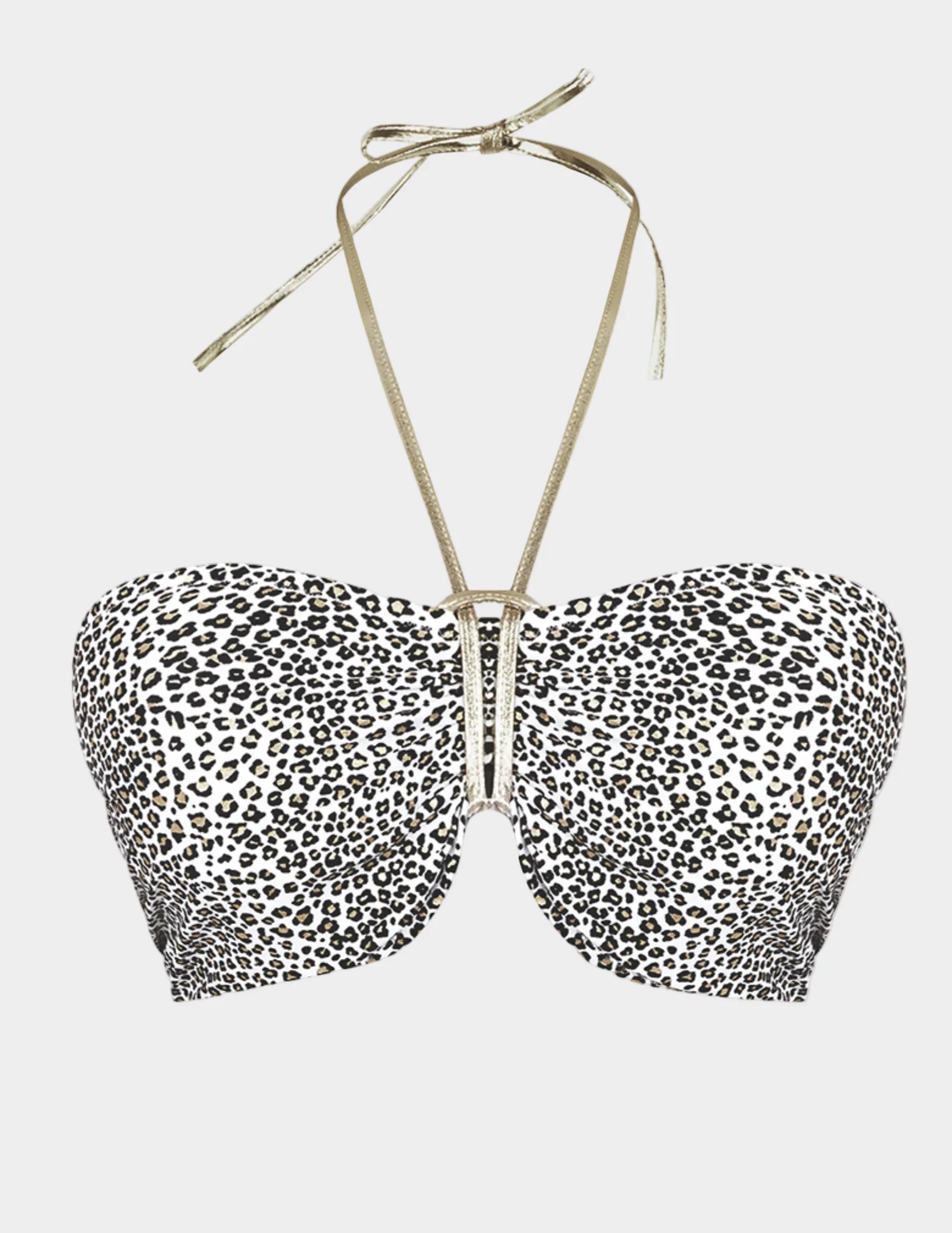 Pure Shores Underwire Padded Bandeau Bikini Top - Image 3