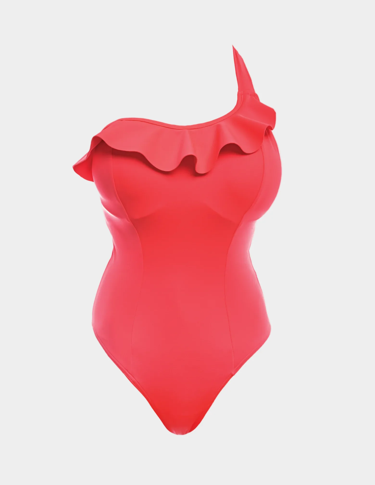 Remix Underwire Sculpt Frilled One Piece Swim Suit - Image 4