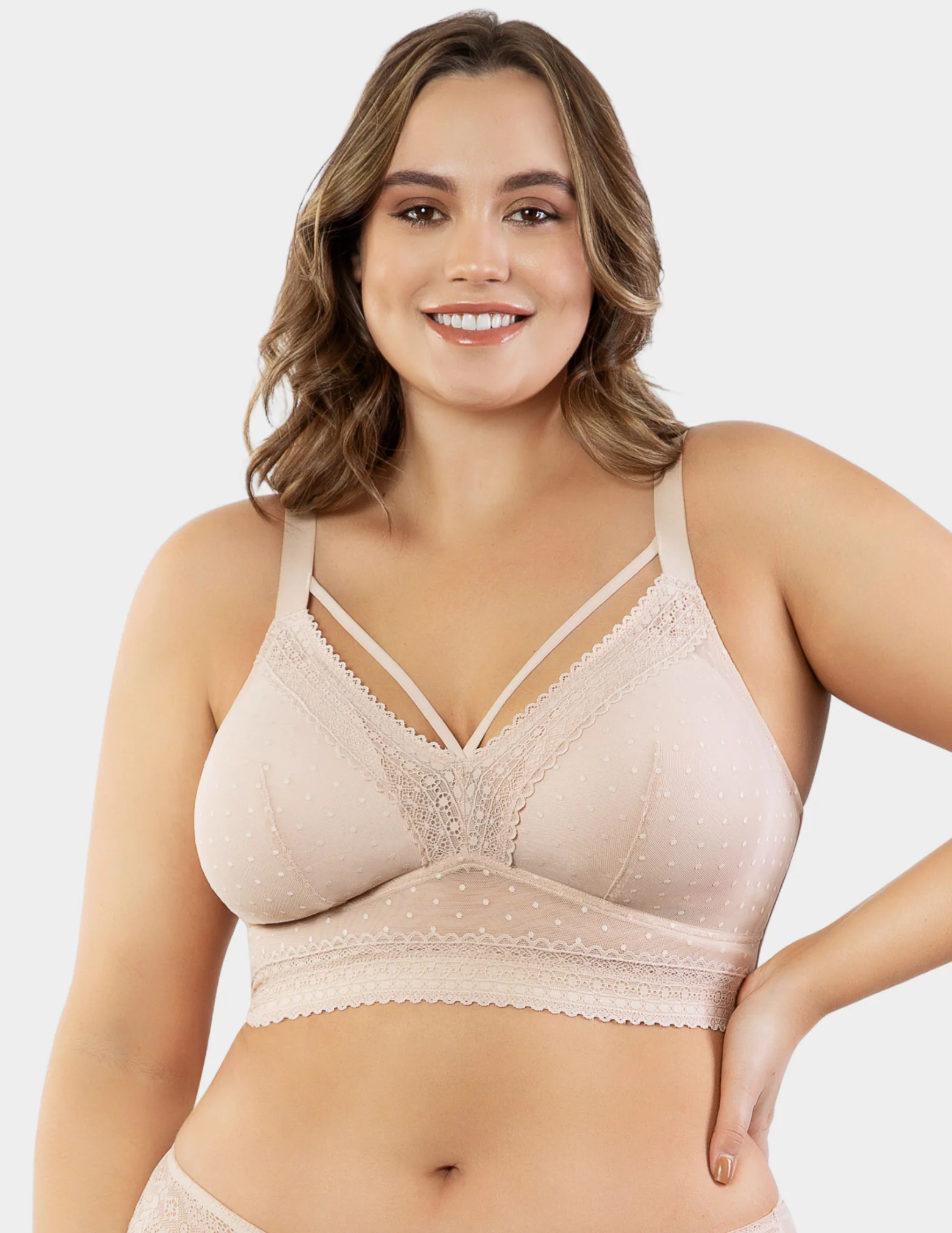 Mia Dot Wireless Padded Bralette - Image 5